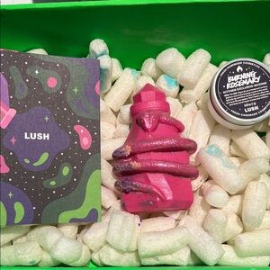 Lush Kitchen Box bundle Burning Rosemary incense, notebook,serpent body butter